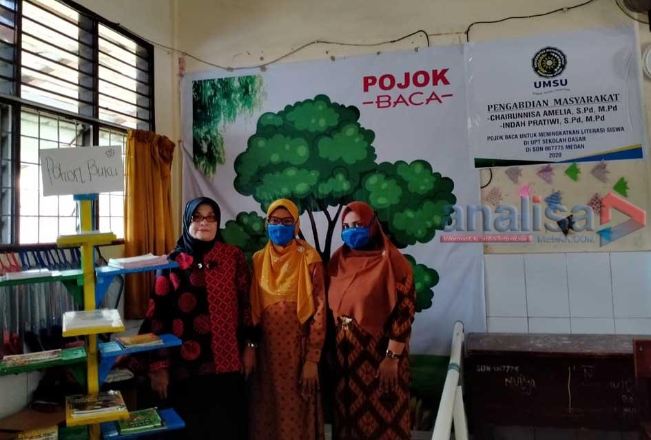 Dosen PGSD FKIP UMSU Sukseskan Gerakan Literasi Sekolah