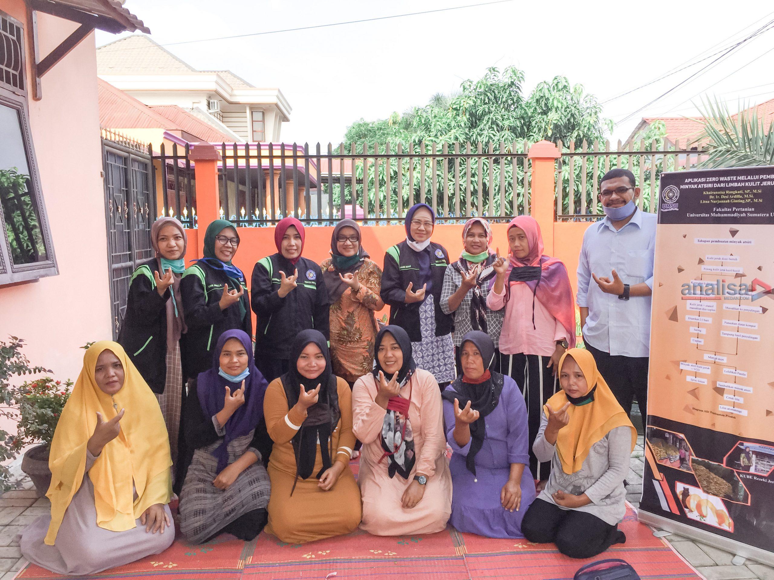 PKM  Pertanian UMSU Terapkan Aplikasi Zero Waste Limbah Kulit Jeruk Peras