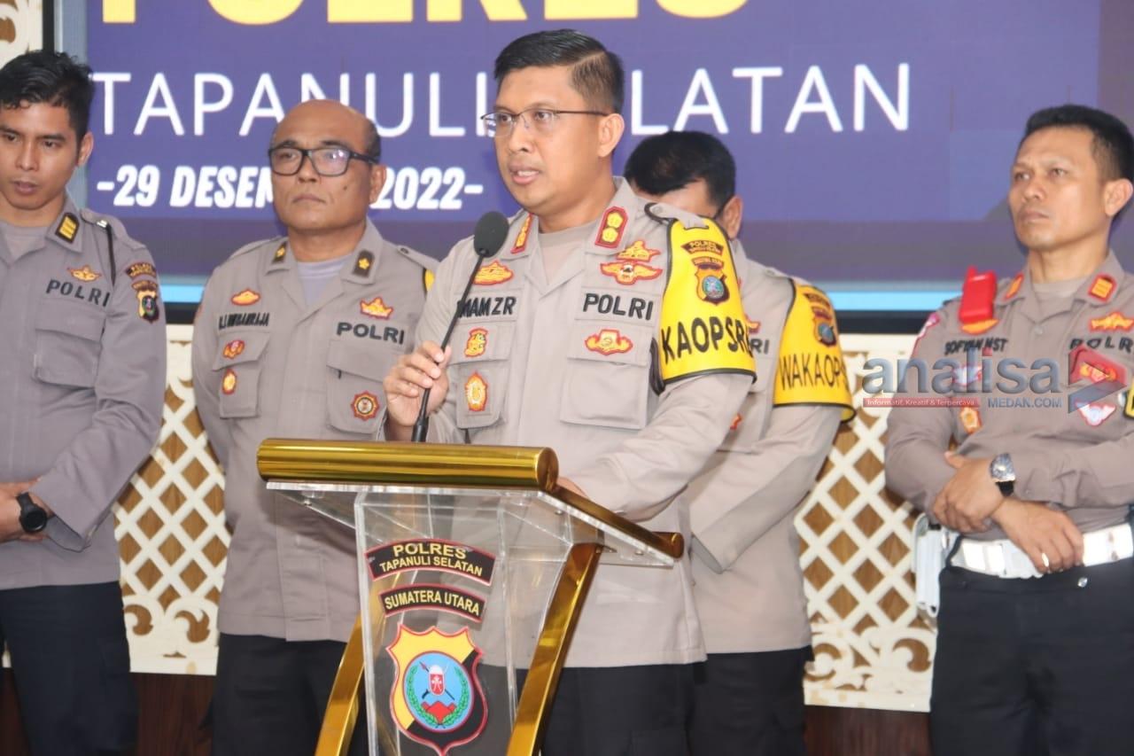 Polres Tapsel Selamatkan Rp.3,5 Miliar Uang Negara Sepanjang Tahun 2022