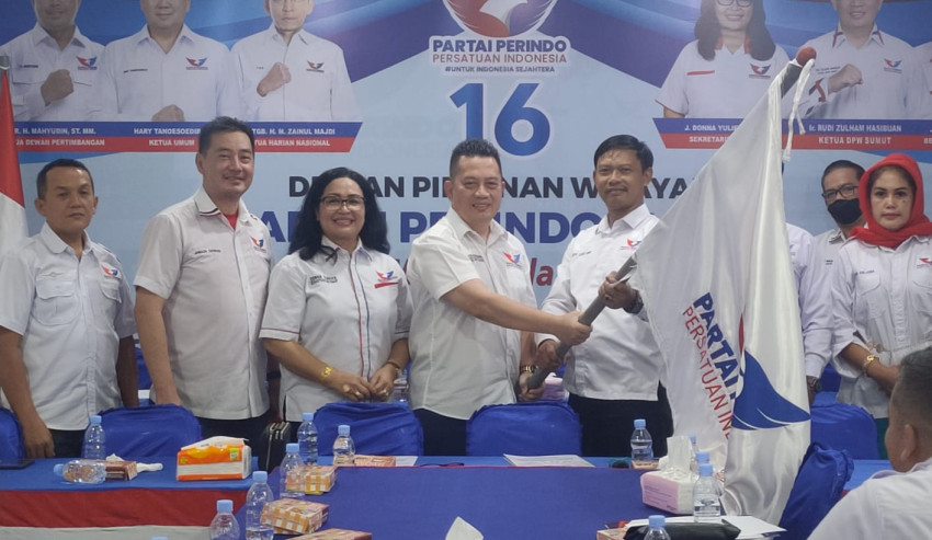 DPW Perindo Sumut Serahkan SK Pengurus DPD Sergai