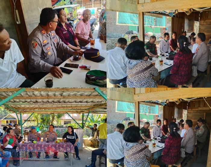 Pelaksanaan Jum'at Curhat,  PJU Polres Sibolga Terjun ke 7 Lokasi