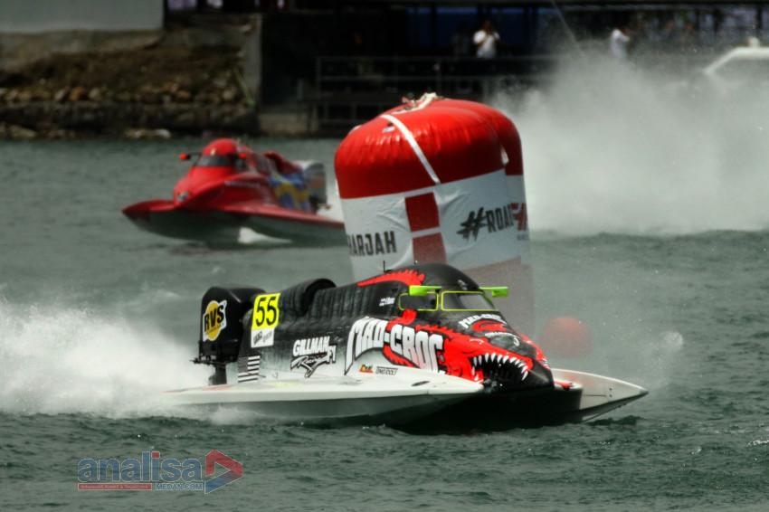 Latihan Bebas Ekstra Kopiko F1 Powerboat Lake Toba 2023, Thani Al-Qemzi Tercepat