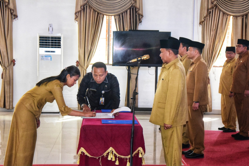 Bupati Deliserdang Lantik Pejabat Fungsional, Berukut Nama-namanya