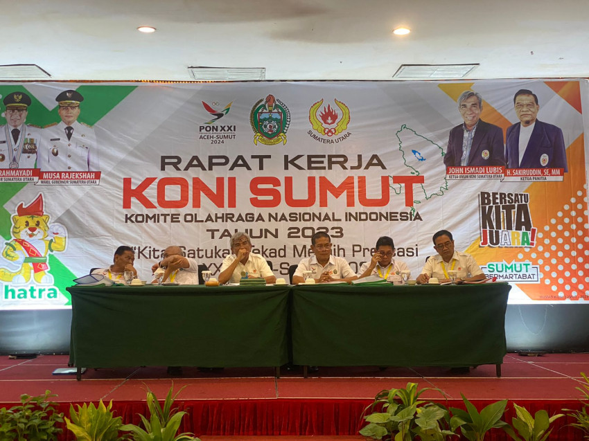 John Lubis Ajak KONI Kabupaten Kota Solid Dukung Atlet Menuju PON 2024