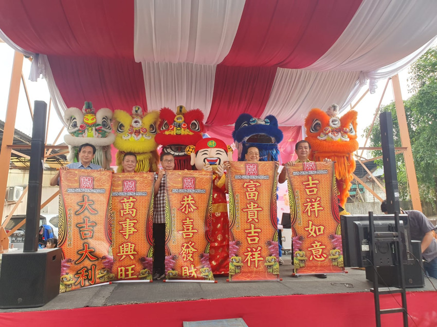 Atraksi Barongsai Pembuka Perayaan Cap Go Meh PSMTI Sumut dan Medan