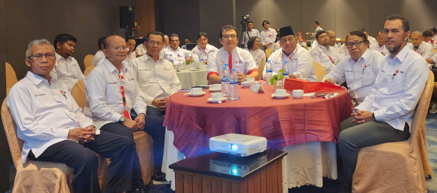 PMI Pusat Apresiasi Program Beras Bio Fortifikasi yang Digagas H.Rahmat Shah