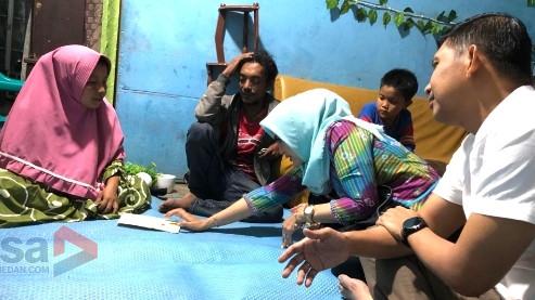 Usai Bantu Bocah Hanyut, Kapolres Tapsel Juga Temui Bayi Gizi Buruk di Sidimpuan