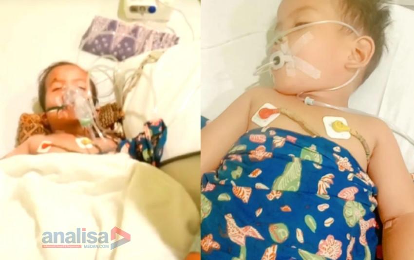 Terkendala Biaya Perawatan, Bocah 3 Tahun di Padangsidimpuan Koma di Rumah Sakit