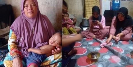 Ibu dan Balita Yang Mengamen di Sidimpuan Dibantu  Marga Lubis