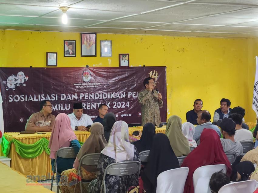 DPR-RI Komisi II Ongku P Hasibuan dan KPU Gelar Sosialisasi Pendidikan Pemilu