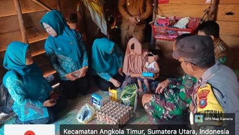 Stunting di Angkola Timur Tapsel, Bhabinkamtibmas Lakukan Kunjungan