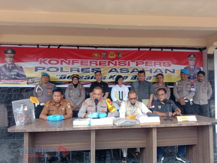 Polres Asahan Ungkap Kasus Pemerkosaan Anak di Bawah Umur