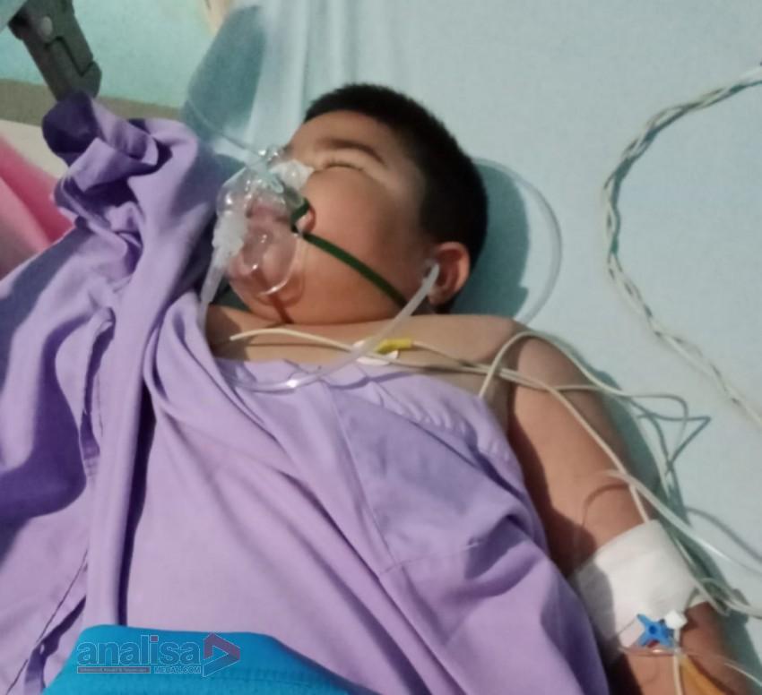 Bocah Asal Sidimpuan Tidak Sadarkan Diri di Rumah Sakit Butuh Uluran Tangan