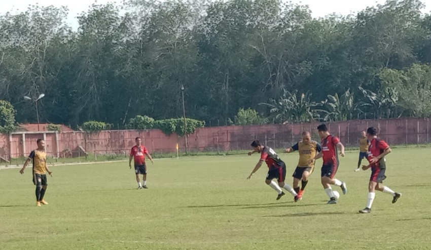 Dalam Pertandingan Persahabatan, Polres Asahan Kalahkan Kesebalasan Polres Batubara