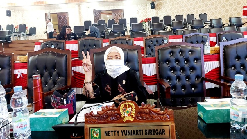Netty Yuniarti Siregar Ditetapkan di Badan Musyawarah DPRD Medan