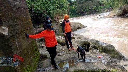 Anjing Pelacak Dikerahkan Cari Anak Hilang Saat Banjir di Sidimpuan