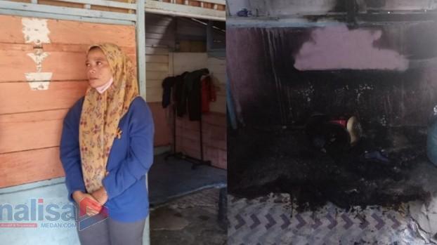 Teror! Rumah Janda di Sidimpuan Disiram Minyak dan Dibakar OTK