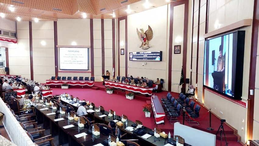 DPRD Medan Gelar Paripurna Ranperda LPJ APBD 2022, Ini Jawaban Walikota