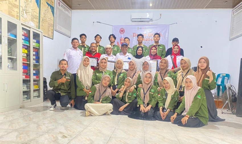 KKN 42 UIN Sumut Gelar Donor Darah di Desa Karang Gading Deliserdang