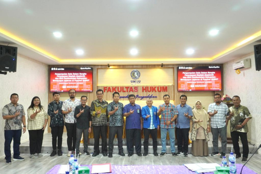 DPR RI Gandeng Fakultas Hukum UMSU Susun Data Naskah Akademik RUU Pembentukan Kabupaten Simalungun