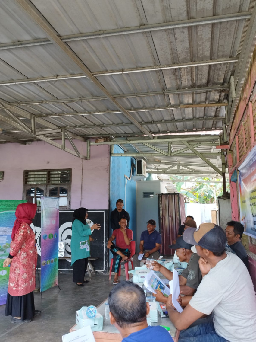 PKM UMA Sosialisasikan Patogen Nematoda Tanaman Padi dan Cara Pengendalian Ramah Lingkungan di Desa Karang Anyar Deli Serdang