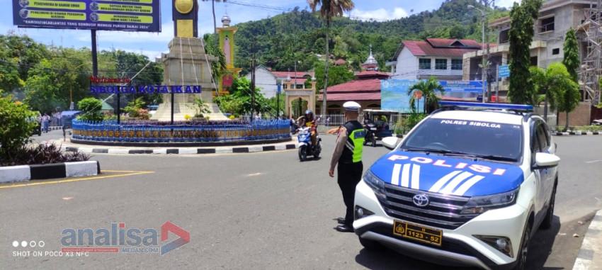 Antisipasi Kecelakaan Lalu Lintas, Personil Satuan Lalu Lintas Laksanakan Patroli Di Kota Sibolga