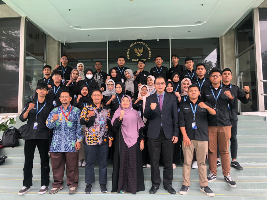Cabang Istimewa Muhammadiyah Malaysia Sambut Mahasiswa Fakultas Hukum UMSU KKN Internasional