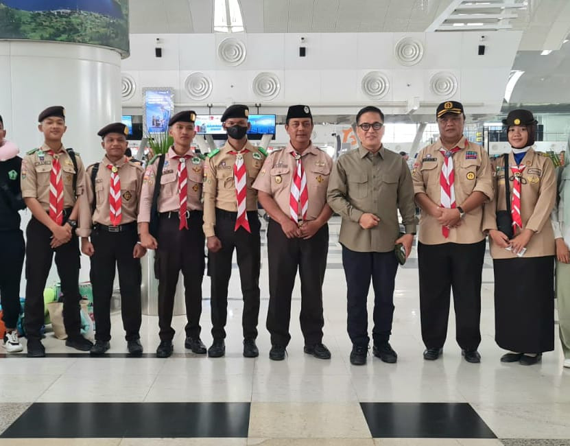 Ka.Kwarda Sumut Lepas Peserta Perkemahan Bakti Nasional Saka Bakti Husada