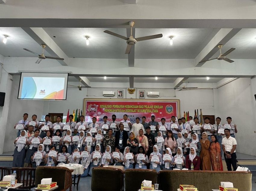 Pelajar SMA se Sumut Ikuti Sosialisasi Pembauran oleh FPK Sumatera Utara