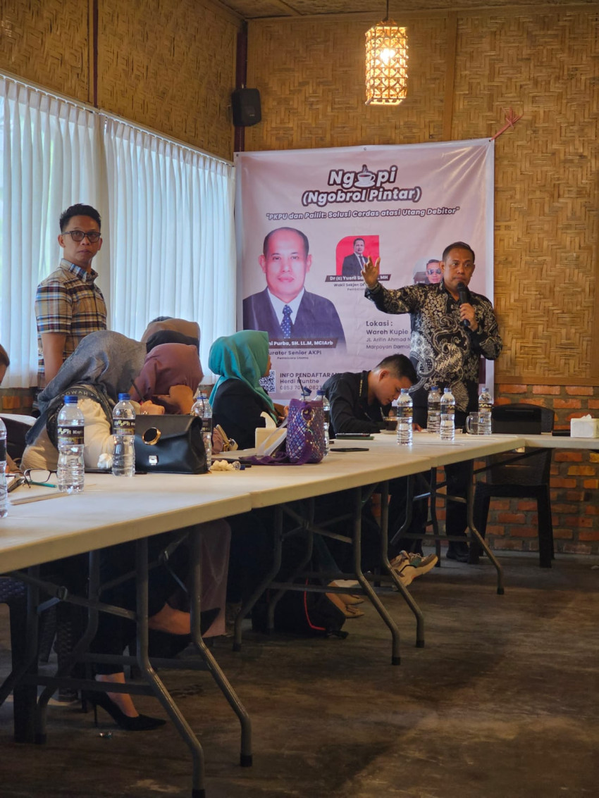 DPC PERADI Pekanbaru Gelar Ngopi Pintar Bahas Solusi Cerdas Atasi Utang Debitor