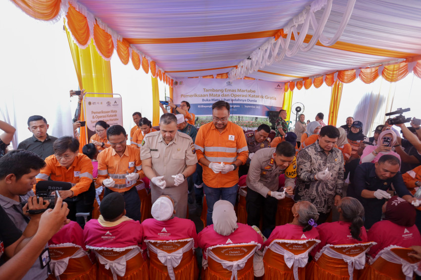 Agincourt Resources Gelar 7 Putaran Operasi Katarak Gratis  di 4 Lokasi  Sumatra Utara