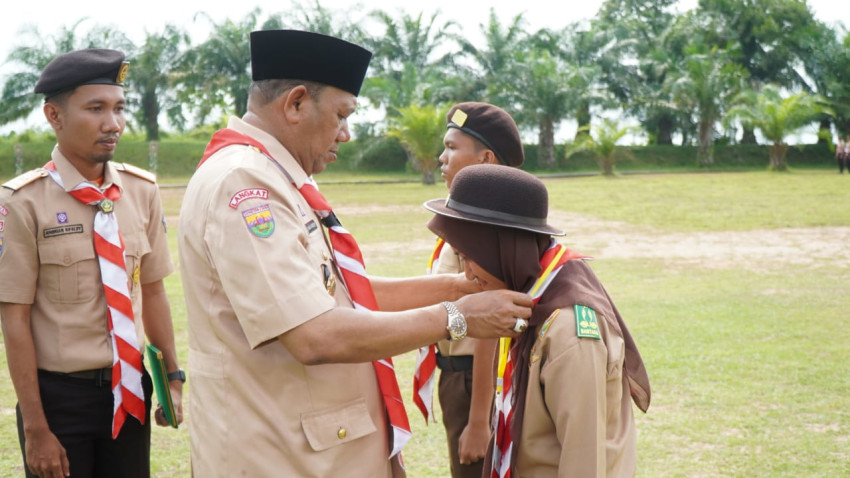 PLt Bupati Langkat Buka Perkemahan Siaga Bencana Saka Bahari