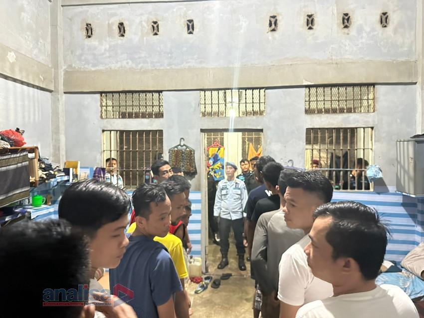 Tangkis Isu Miring, Satops Patnal Lapas Kelas IIB Padangsidimpuan Kanwil Kemenkumham Sumut Grebek Blok Hunian WBP