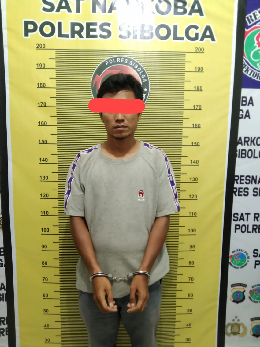 Polres Sibolga Amankan Tersangka Bandar Sabu Dari Warung
