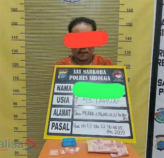 Kantongi Sabu, Seorang Ibu Rumah Tangga di Sibolga Diamankan Diwarung
