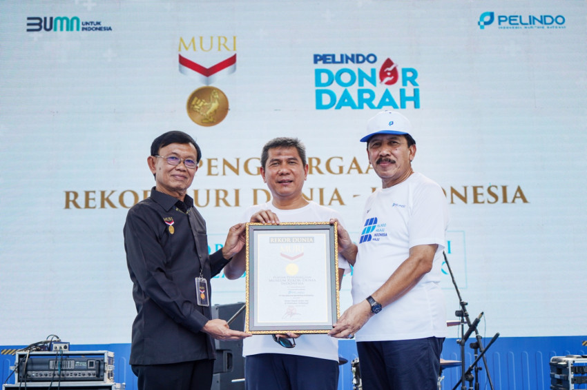 Rekor MURI Warnai Puncak Kegiatan Hari Pelindo