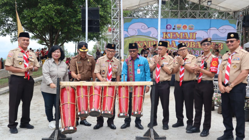 Seribuan Pramuka Penegak Pandega di Sumut Ikuti Kemah Kaldera Toba III, Ketua Kwarda Sumut: Akan Dicanangkan sebagai Kegiatan Internasional