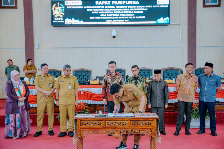 DPRD Medan Setujui Ranperda tentang Rancangan Anggaran Pendapatan dan Belanja Daerah 2024