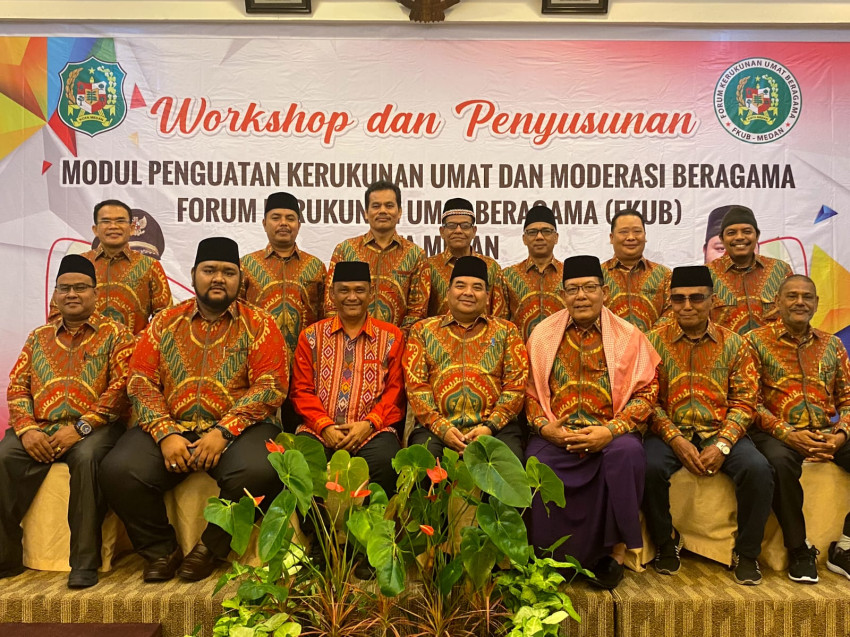 Melalui Workshop : FKUB Kota Medan lahirkan Modul Kerukunan Umat dan Moderasi Beragama