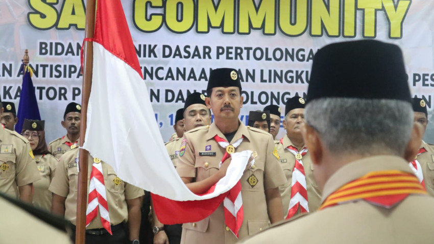 Ketua Kwarda Sumut Melantik Pengurus SAKA Rintisan SAR Tingkat Daerah