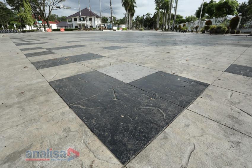 Jalan Keramik di Medan Ditutup