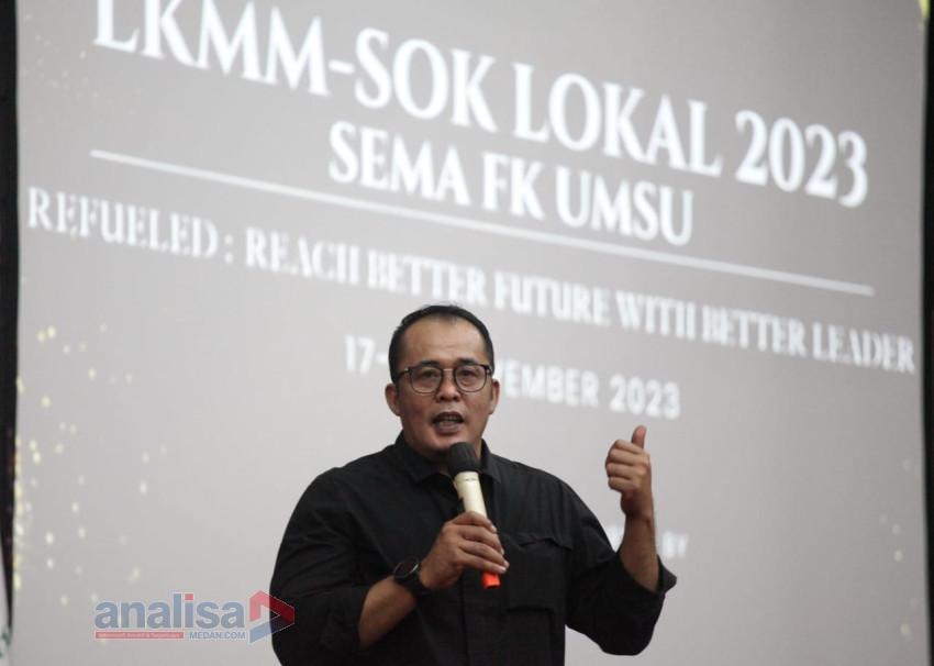 Aulia Rachman Rangkul Mahasiswa Fakultas Kedokteran UMSU untuk Beri Saran ke Pemko Medan