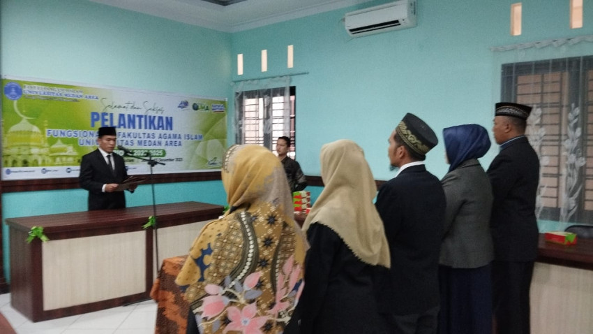 Pelantikan Fungsionaris FAI UMA Masa Bakti 2023-2025