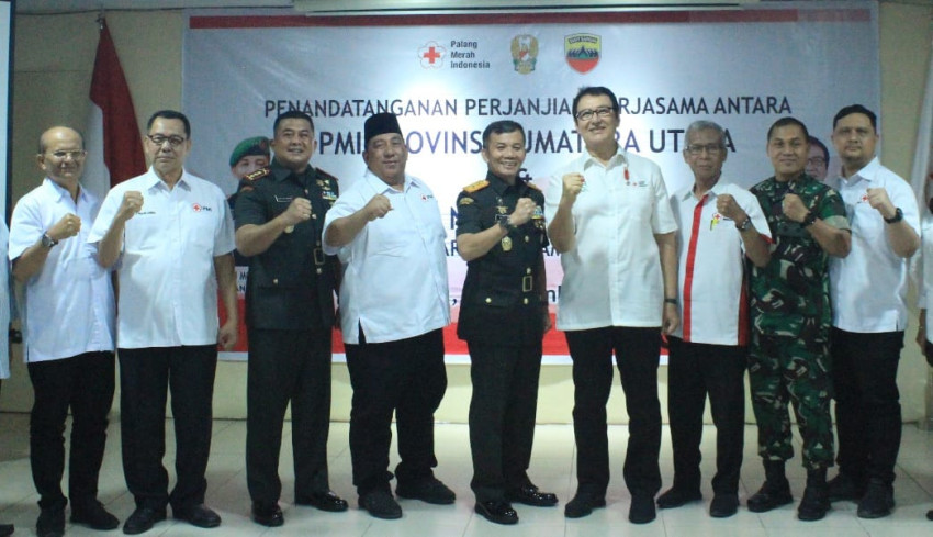 PMI Sumut dan Kodam I/BB Jalin Kerjasama dalam Memperkuat Sinergitas