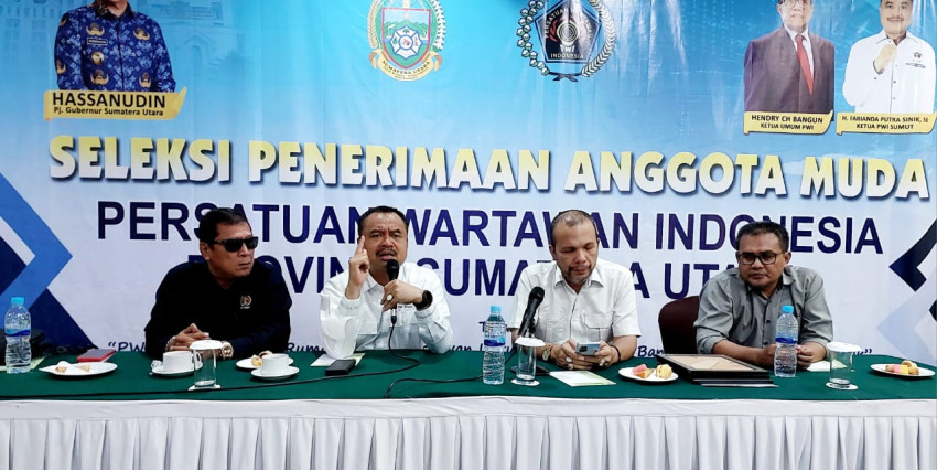 55 Wartawan Ikuti Ujian Seleksi Anggota PWI Sumut, Farianda Peningkatan Sumber Daya Prioritas
