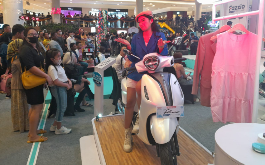 Alfa Scorpii Hadirkan Varian Yamaha Fazzio dan Filano di Irian Supermarket