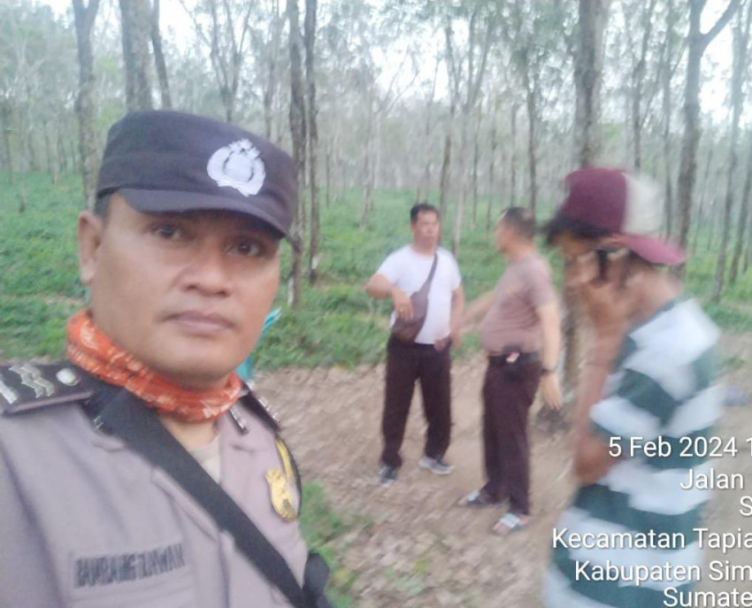 Polsek Serbelawan Sisir lokasi Penyalagunaan Narkoba