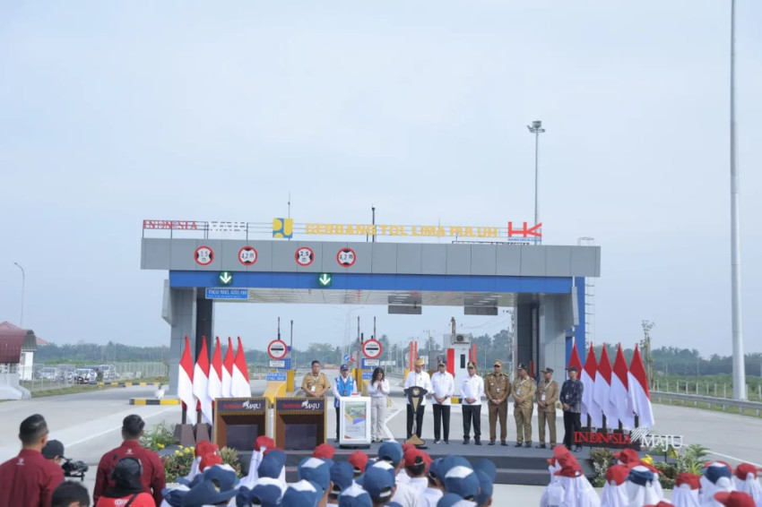 Tol Indrapura-Kisaran dan Tebingtinggi-Indrapura Diresmikan