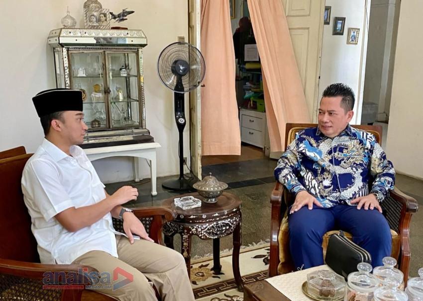Hari Terakhir Kampanye, Caleg Perindo Rudi Zulham Silaturahmi ke Sultan Deli