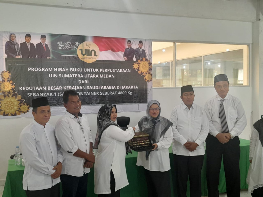 UIN Sumut Terima Hibah Ribuan Buku dari Kedutaan Besar Kerajaan Saudi Arabia